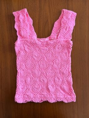 Intimately Love Letter Cami NWOT pink flame